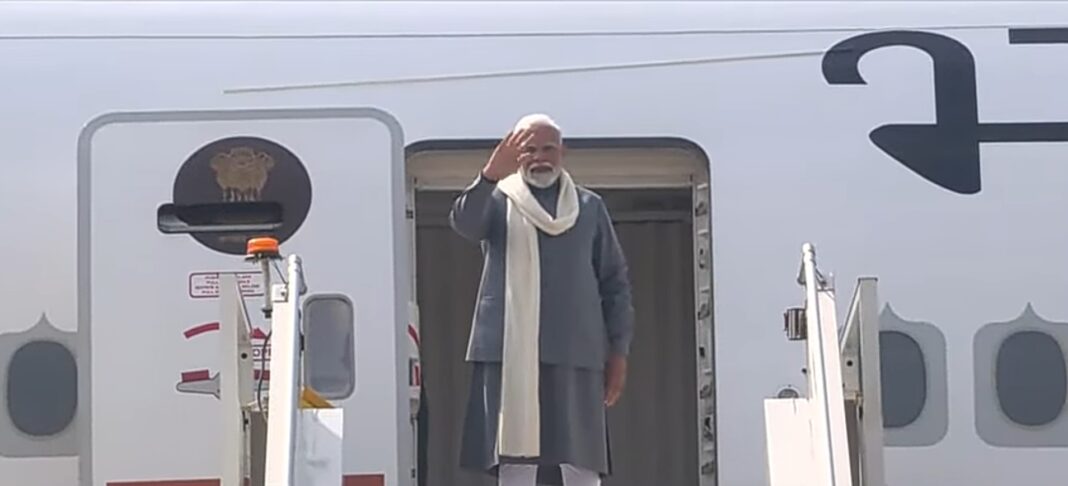 प्रधानमंत्री मोदी फ्रांस-अमेरिका की चार दिवसीय यात्रा पर रवाना