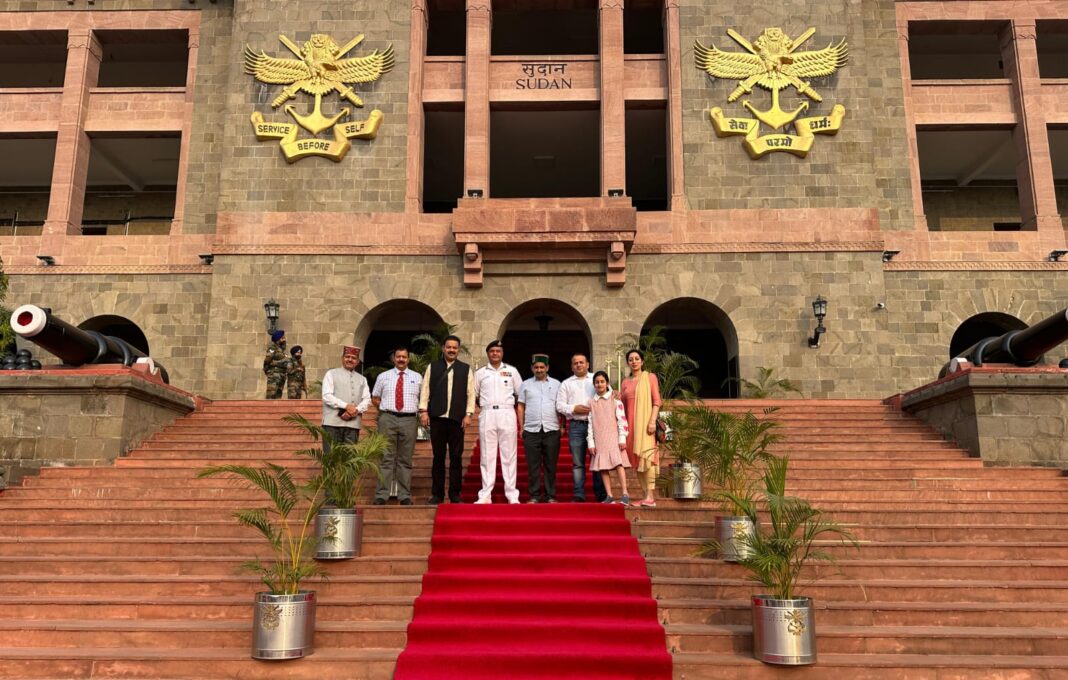 हिमाचल विधानसभा की लोक लेखा समिति ने किया एनडीए खड़गवासला का दौरा