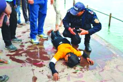 युवती ने गंगनहर में लगायी छलांग, सीपीयू जवानों ने बचाया