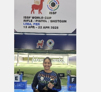 आईएसएसएफ विश्व कप में सिमरनप्रीत कौर ने जीता रजत पदक