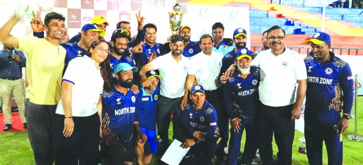 इंटर जोनल वेटरन्स क्रिकेट चैंपियनशिप: नॉर्थ जोन ने जीती चैंपियनशिप