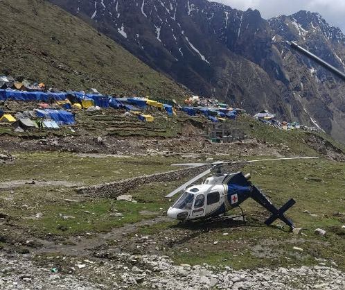 उत्तराखंड के केदारनाथ में हेली एम्बुलेंस सेवा में आई खराबी, पायलट ने कराई आपात लैंडिंग