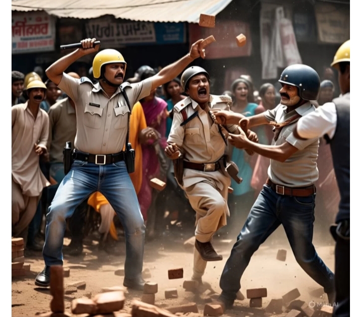 पुलिस टीम पर हमला, दरोगा सहित चार पुलिसकर्मी घायल