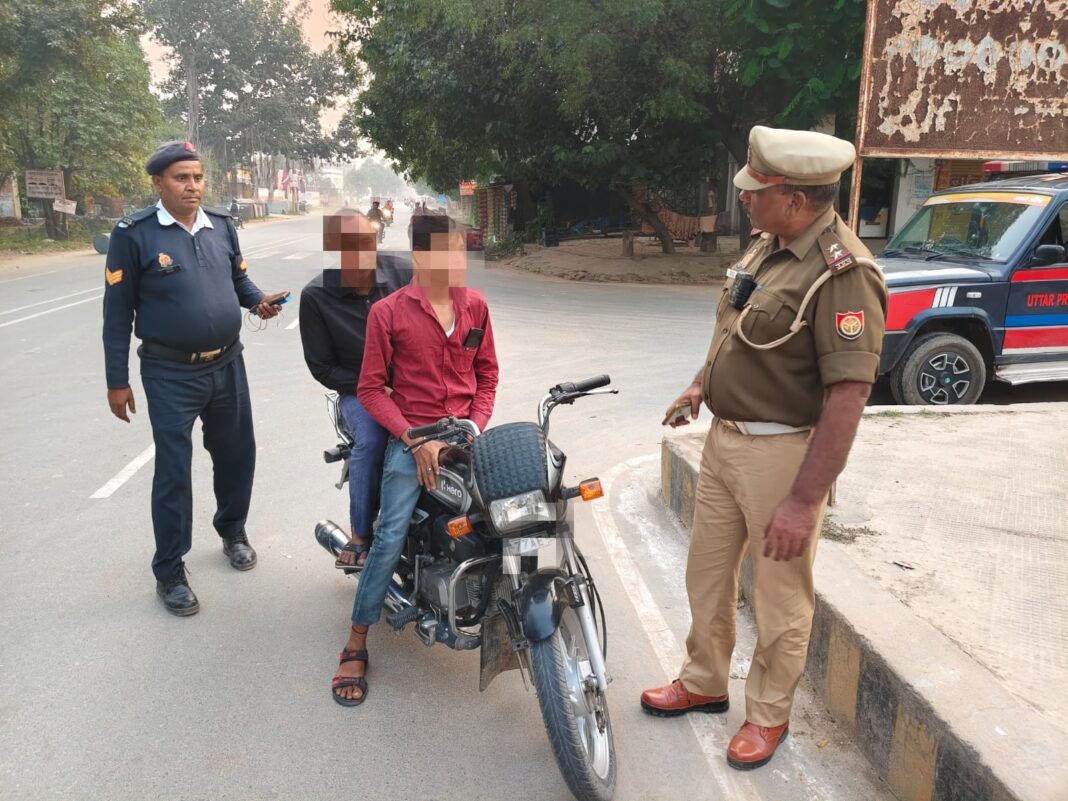 औरैया में सख्त ट्रैफिक अभियान! 7 दिनों में 778 वाहनों पर ₹30 लाख से ज्यादा का जुर्माना