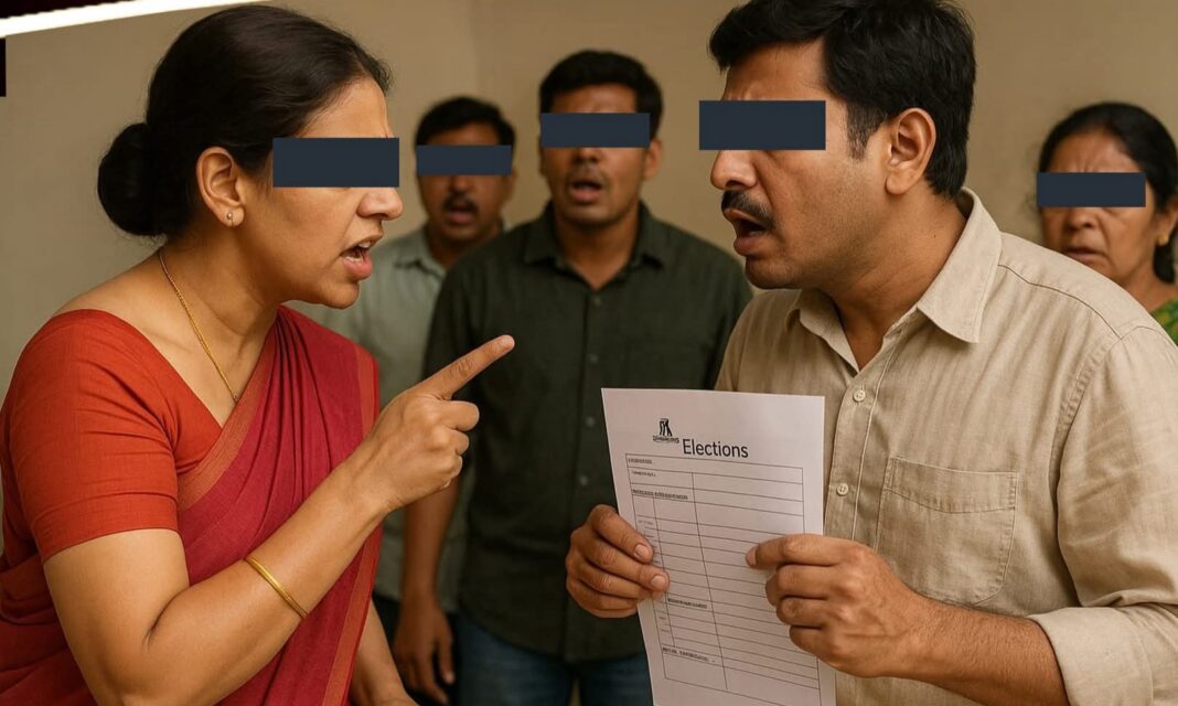 दासपुर में बड़ा चुनावी विवाद! महिला बीएलओ के पति पर लगा फॉर्म वितरण का आरोप