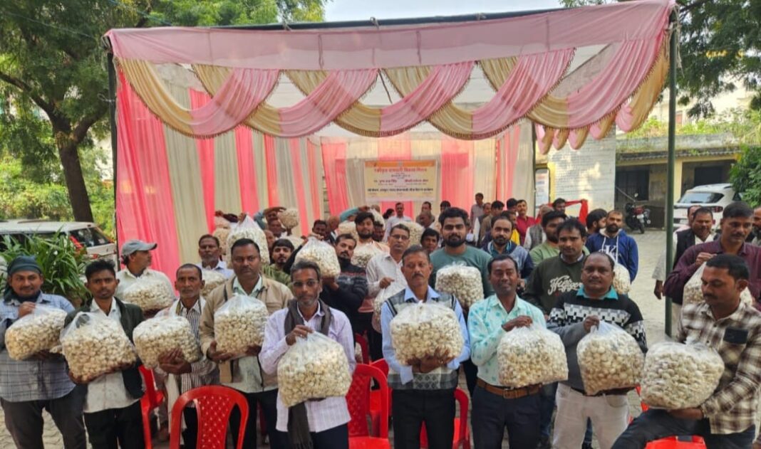 किसानों के चेहरे खिले! जौनपुर में शुरू हुआ लहसुन प्याज बीज वितरण अभियान