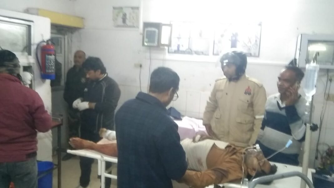 औरैया में तेज रफ्तार ट्रक की चपेट में आने से युवक की मौत