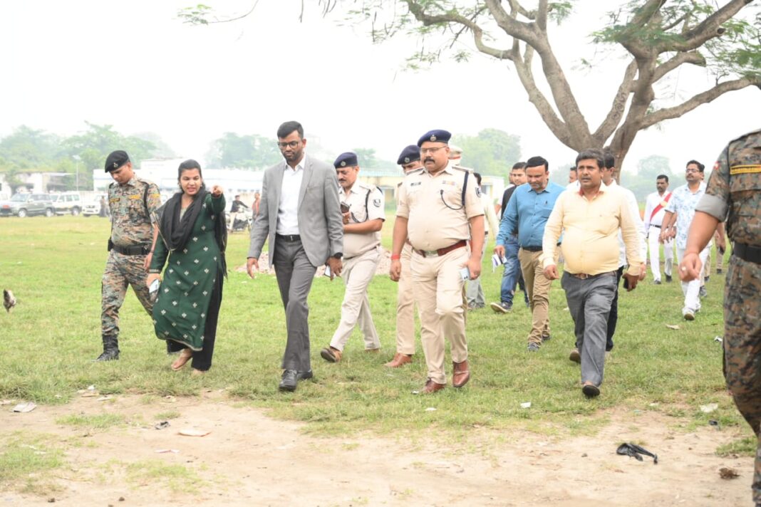सीएम नीतीश कुमार के दौरे से पहले प्रशासन अलर्ट, डीएम-एसपी ने रानीगंज में की सुरक्षा समीक्षा