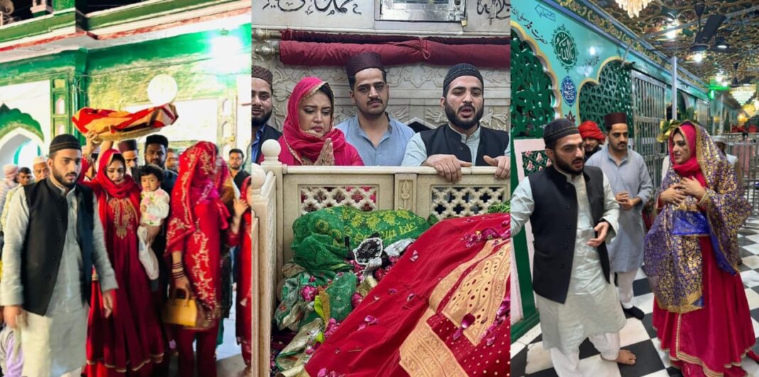 अभिनेत्री स्वरा भास्कर ने पति फहद अहमद संग दरगाह साबिर पाक में चादर चढ़ाई, मांगी अमन और भाईचारे की दुआ