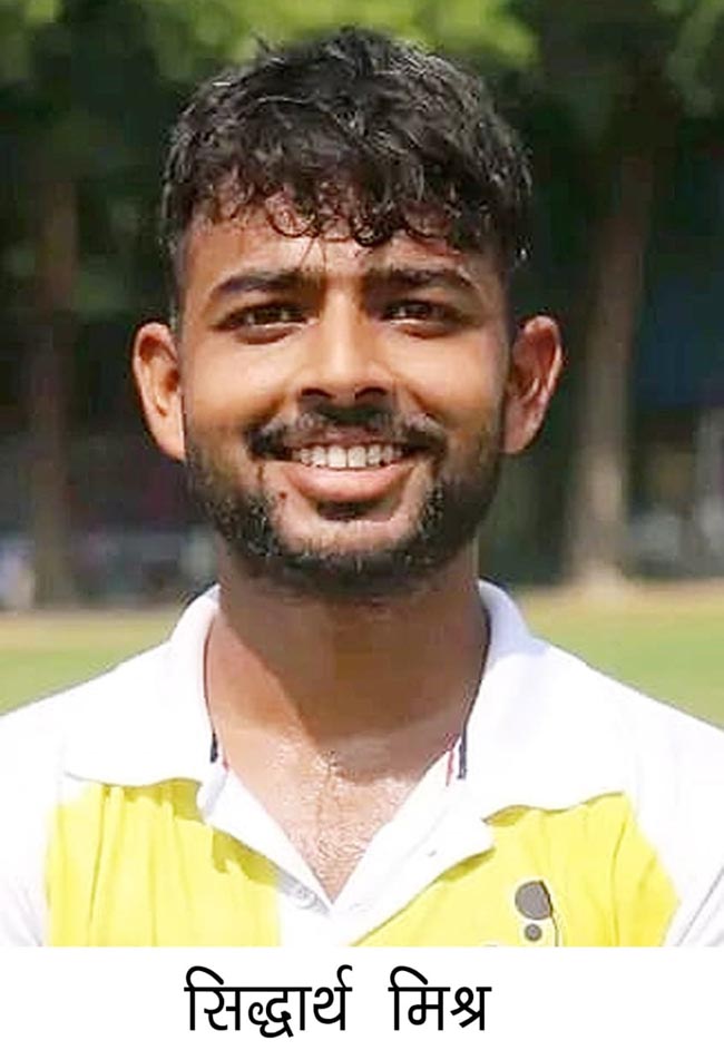सिद्धार्थ मिश्र का चयन यूपी अंडर-23 टीम में, क्रिकेट में छाएंगे नए सितारे