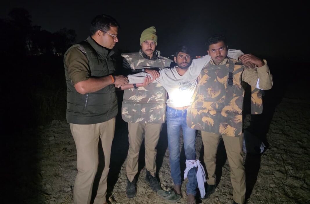 बलिया में 10 वर्षीय शिवम की हत्या करने वाला आरोपी मुठभेड़ में गिरफ्तार