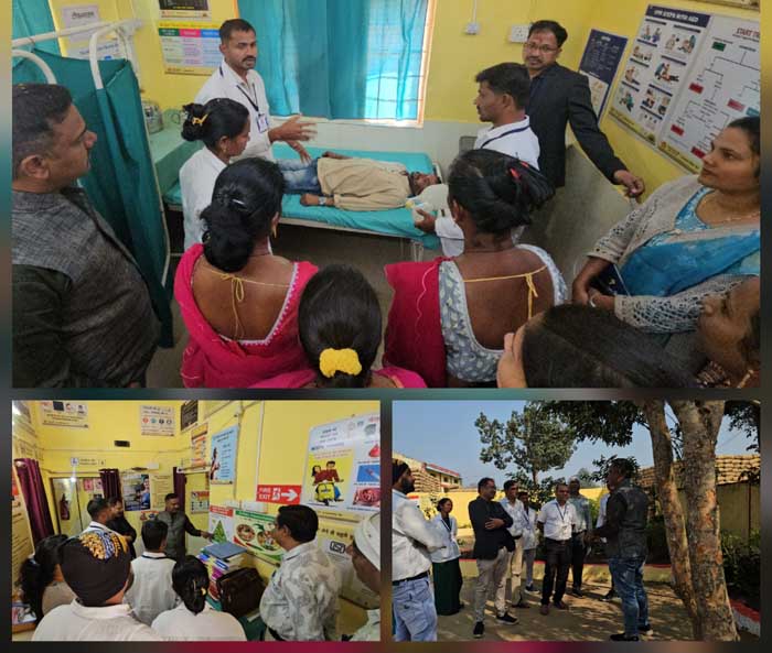 सुकमा के पेंटा प्राथमिक स्वास्थ्य केंद्र का एनक्यूएएस के तहत हुआ मूल्यांकन