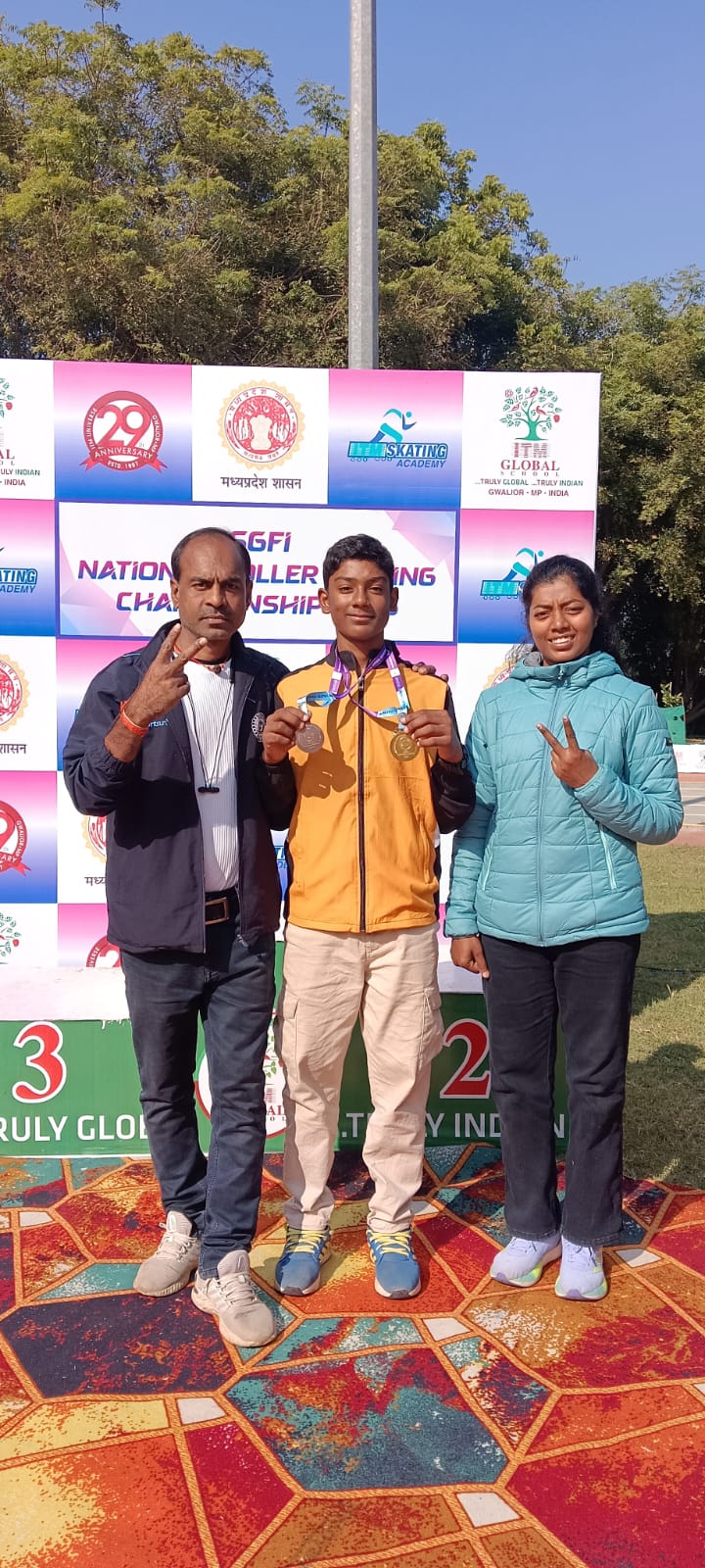 झारखंड के रुद्रांश ने रचा इतिहास, राष्ट्रीय स्कूली स्केटिंग में जीता स्वर्ण और कांस्य