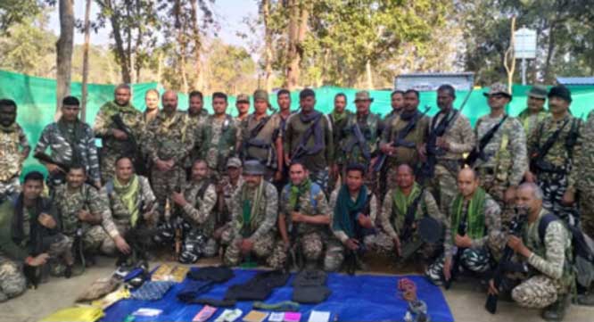 बीजपुर में सुरक्षाबलों की बड़ी कामयाबी, पांच किलो का आईईडी और नक्सली डंप बरामद