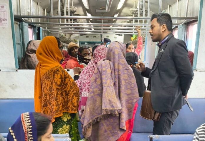 मालदा मंडल में नवंबर माह का टिकट जांच अभियान सफल, 20,127 बिना टिकट यात्री पकड़े