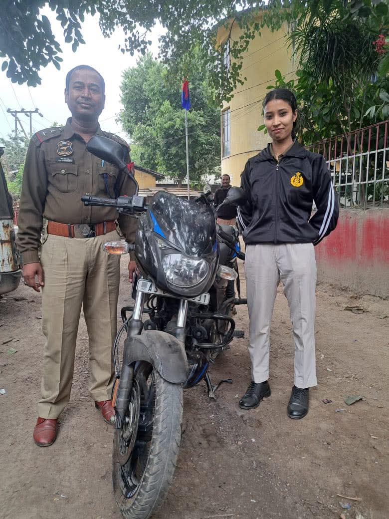 गुवाहाटी में चोरी की पल्सर बाइक बरामद, नूनमाटी पुलिस की बड़ी कार्रवाई