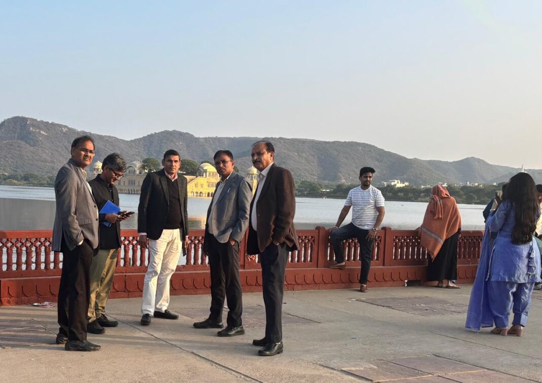 जलमहल की पाल का सौंदर्यीकरण तेज, नगर निगम ने मिशन मोड में शुरू किया काम