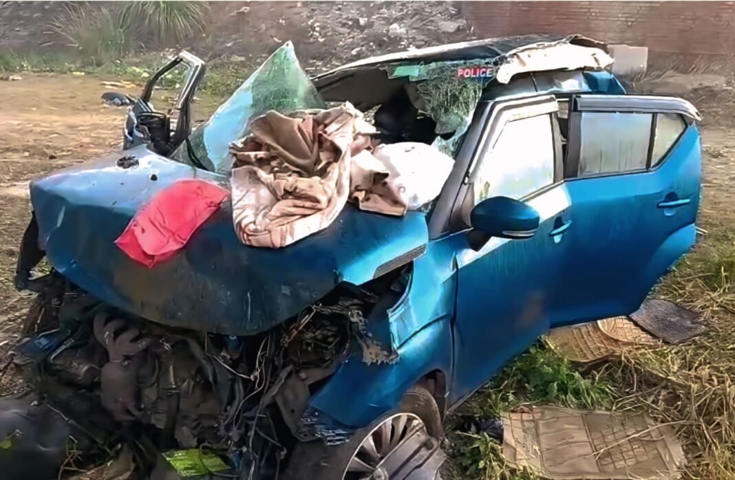 बागपत में दर्दनाक सड़क हादसा: सिपाही सहित दो लोगों की मौत, तीन गंभीर घायल