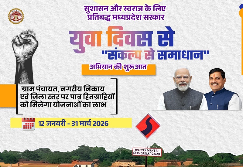 MP Sankalp Se Samadhan! युवा दिवस पर आज शुरू हुआ जनसमस्याओं का महाअभियान