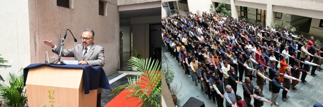 Jaipur: DGP Rajeev Sharma ने पुलिस मुख्यालय में दिलाई निर्भीक और निष्पक्ष मतदान की शपथ