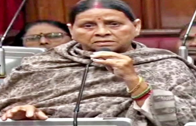 बिहार विधान परिषद में राबड़ी देवी ने उठाया महिला शिक्षकों के ट्रांसफर का मुद्दा