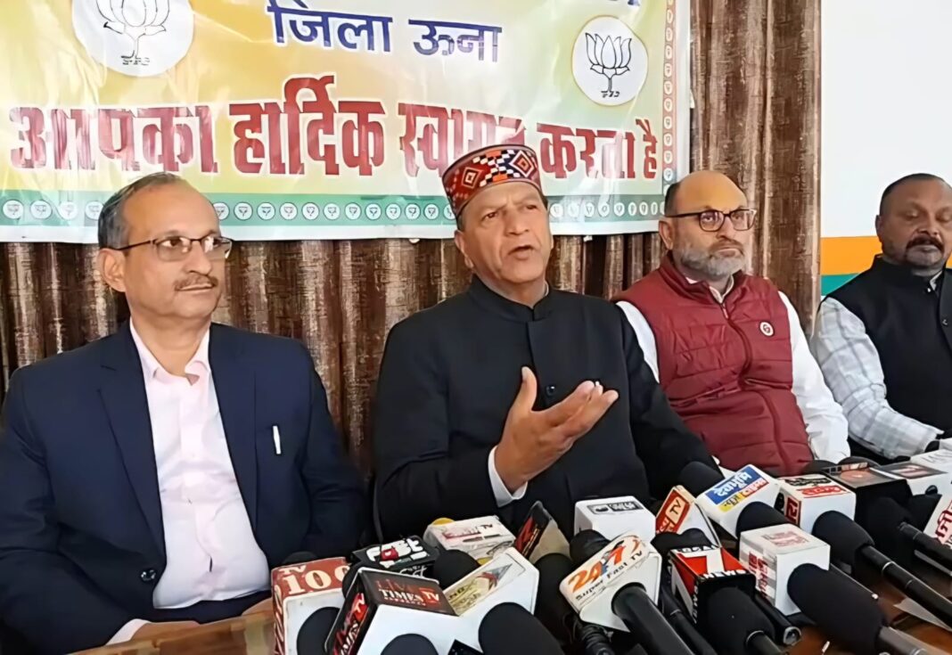 हिमाचल में अराजकता की पराकाष्ठा: डॉ. राजीव बिंदल ने कांग्रेस सरकार पर साधा निशाना