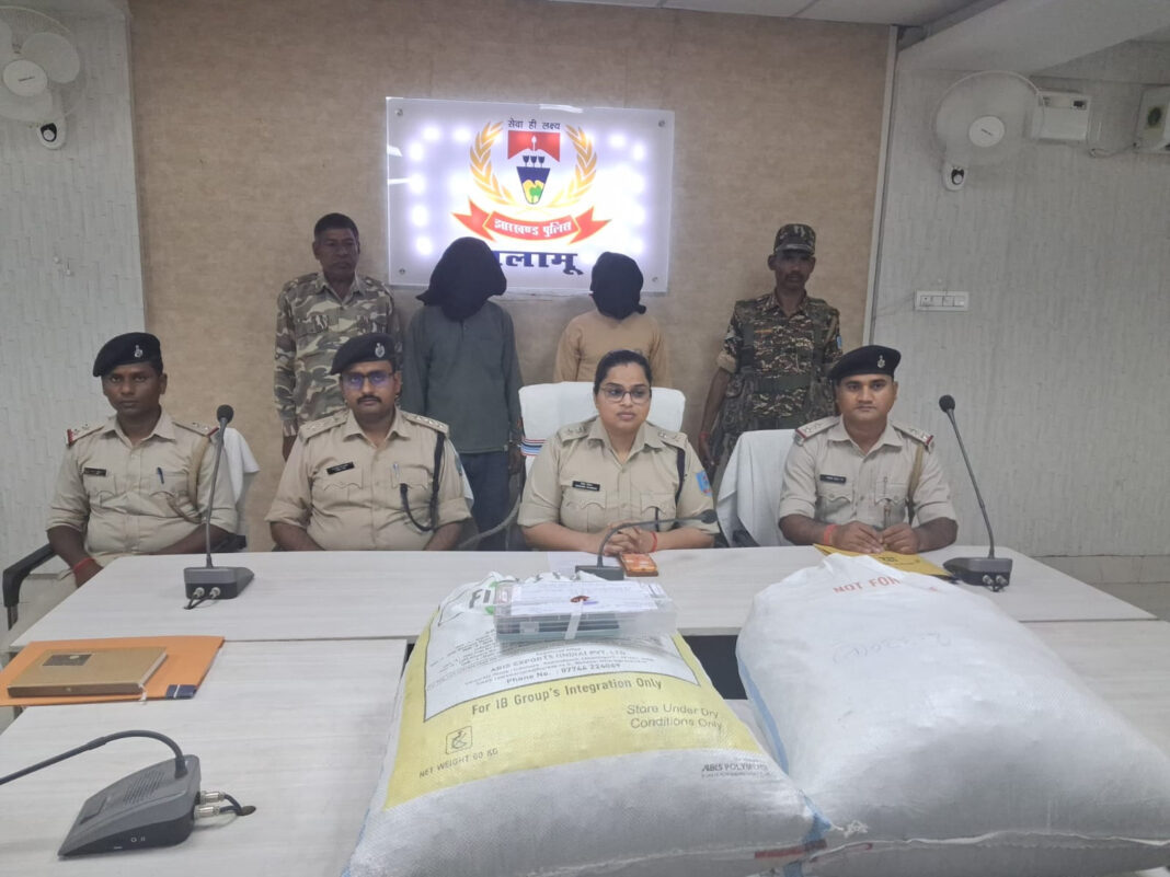 पलामू में बड़ा ड्रग्स खुलासा! 216 किलो डोडा जब्त, 35 लाख का माल बरामद