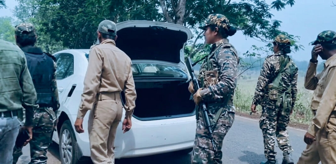 झाड़ग्राम में चुनाव से पहले हाई अलर्ट! कड़ी सुरक्षा, हर सीमा पर सख्त निगरानी