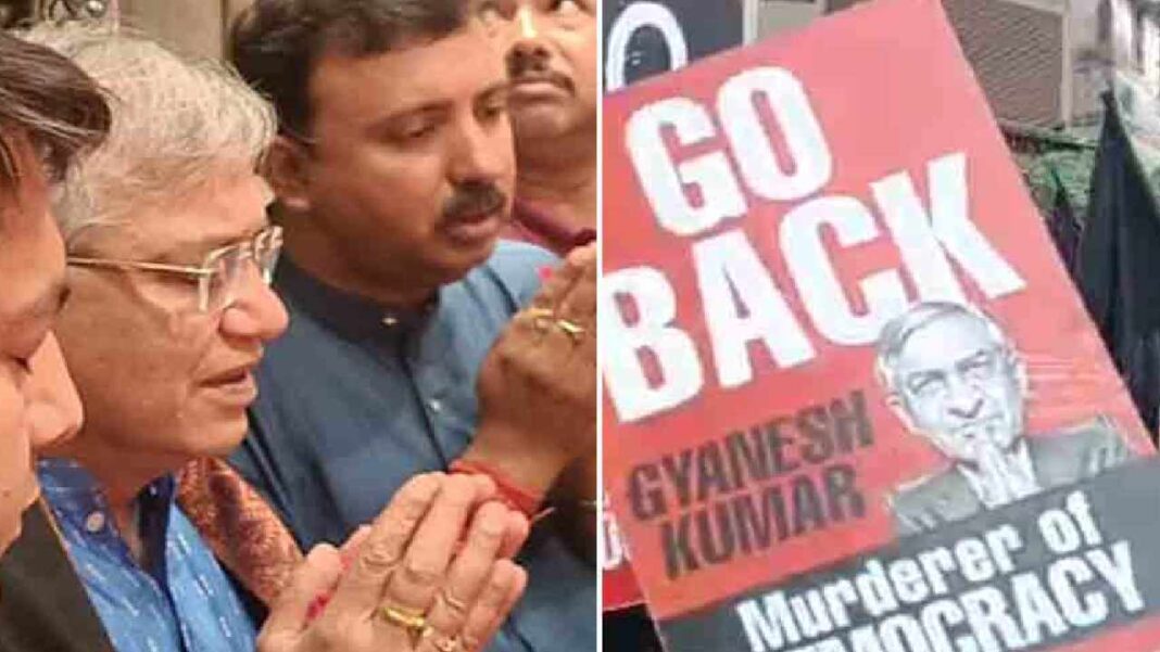 कालीघाट मंदिर पहुंचे मुख्य निर्वाचन आयुक्त! विरोध के बीच किया पूजा-अर्चना