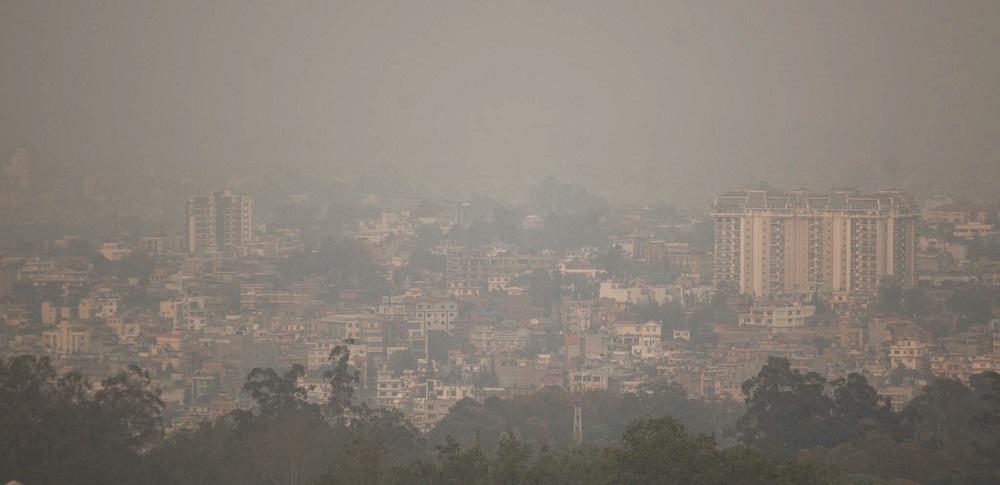 काठमांडू में बढ़ा वायु प्रदूषण, AQI 200 के करीब पहुंचा