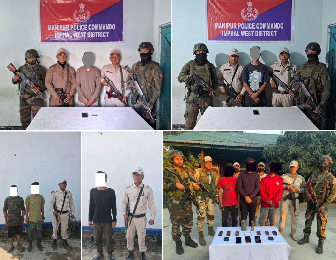 मणिपुर में बड़ा ऑपरेशन: 8 उग्रवादी गिरफ्तार, IED और विस्फोटक बरामद!