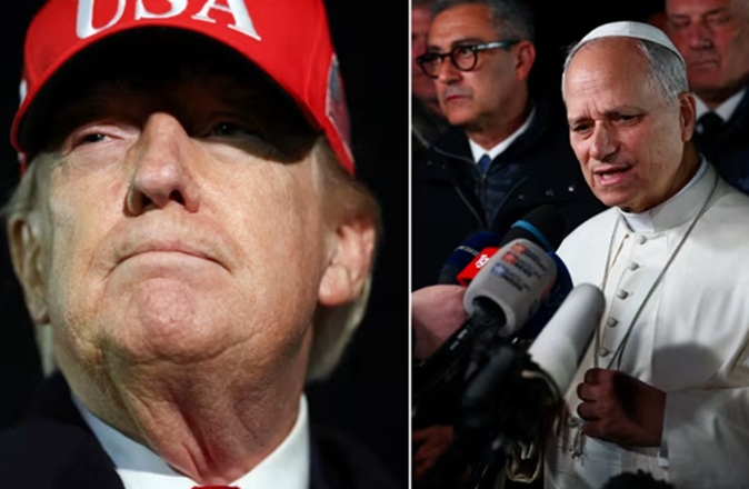 ट्रंप बनाम पोप: ईरान युद्ध पर बयानबाजी तेज, वैश्विक विवाद गहराया ट्रंप बनाम पोप: ईरान युद्ध पर बयानबाजी तेज, वैश्विक विवाद गहराया