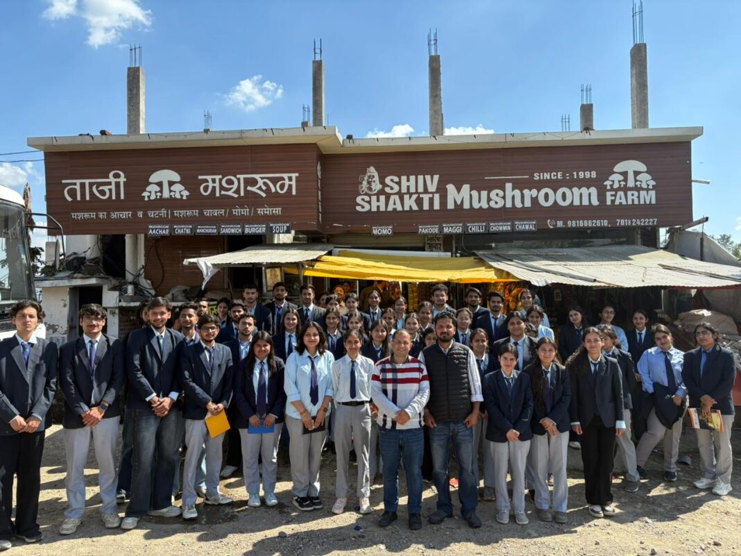 शैक्षणिक भ्रमण में छात्रों ने सीखी मशरूम उत्पादन की तकनीक, स्वरोजगार के अवसरों की मिली जानकारी शैक्षणिक भ्रमण में छात्रों ने सीखी मशरूम उत्पादन की तकनीक, स्वरोजगार के अवसरों की मिली जानकारी