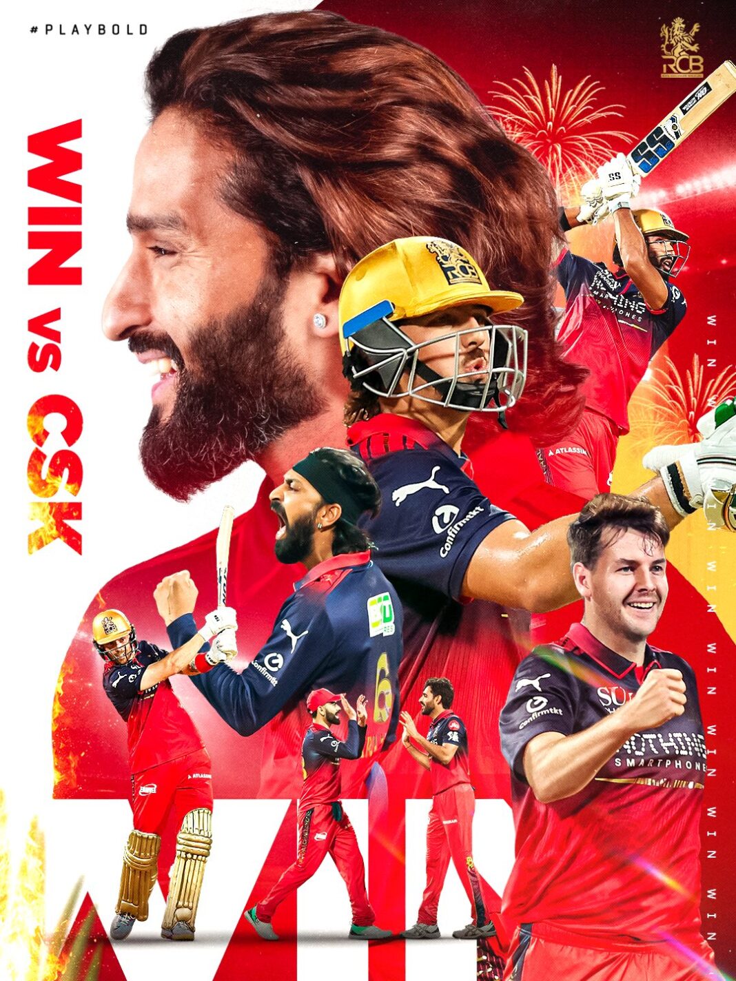 चिन्नास्वामी में RCB का तूफान! CSK को 43 रन से हराकर दिखाया दम चिन्नास्वामी में RCB का तूफान! CSK को 43 रन से हराकर दिखाया दम