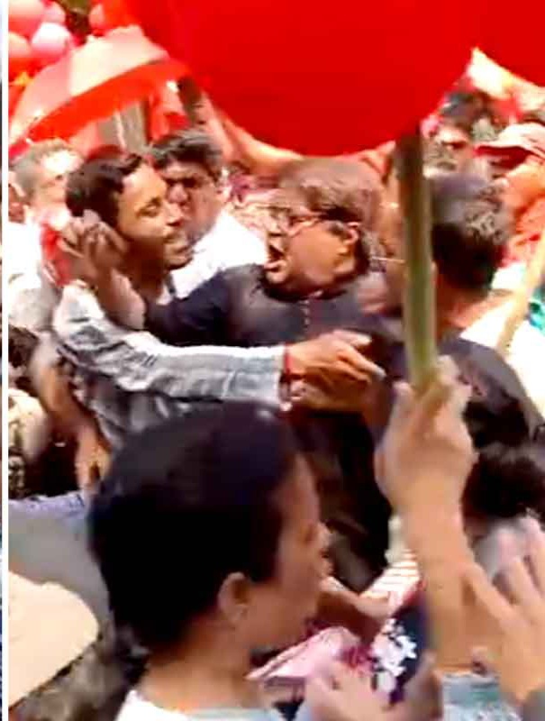 हावड़ा में चुनावी टकराव! नामांकन के दौरान माकपा-तृणमूल में बढ़ा तनाव, जानिए पूरी घटना हावड़ा में चुनावी टकराव! नामांकन के दौरान माकपा-तृणमूल में बढ़ा तनाव, जानिए पूरी घटना