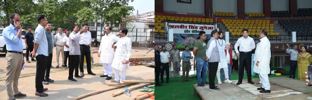 रायपुर में महिला पदयात्रा की तैयारी तेज: उप मुख्यमंत्री साव का निरीक्षण, विपक्ष पर निशाना रायपुर में महिला पदयात्रा की तैयारी तेज: उप मुख्यमंत्री साव का निरीक्षण, विपक्ष पर निशाना