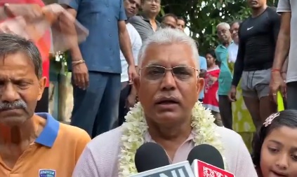 दिलीप घोष का तृणमूल पर बड़ा हमला, बोले- अब पूरी तरह बदल जाएगी पार्टी दिलीप घोष का तृणमूल पर बड़ा हमला, बोले- अब पूरी तरह बदल जाएगी पार्टी