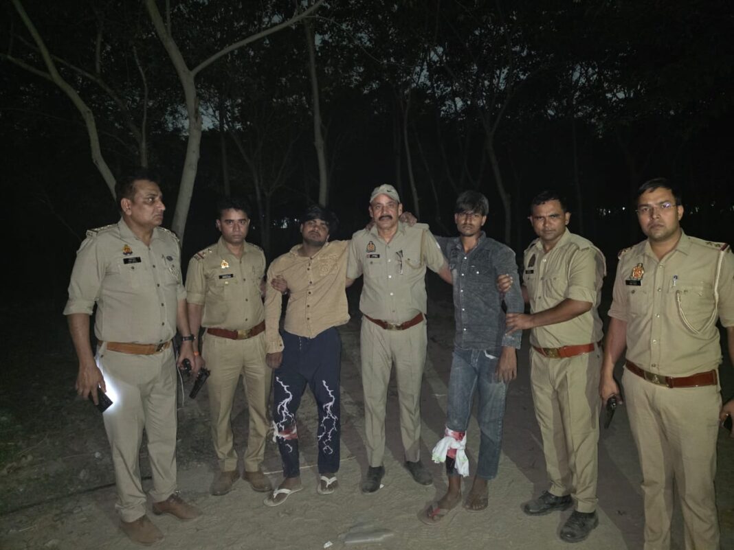 नोएडा में युवक हत्याकांड का खुलासा, पुलिस मुठभेड़ में चार बदमाश गिरफ्तार नोएडा में युवक हत्याकांड का खुलासा, पुलिस मुठभेड़ में चार बदमाश गिरफ्तार