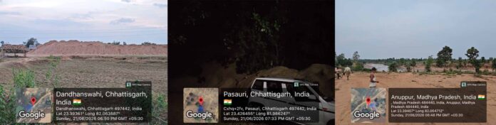 खनन उड़नदस्ता की संयुक्त टीम ने अवैध रेत खनन पर की कार्रवाई