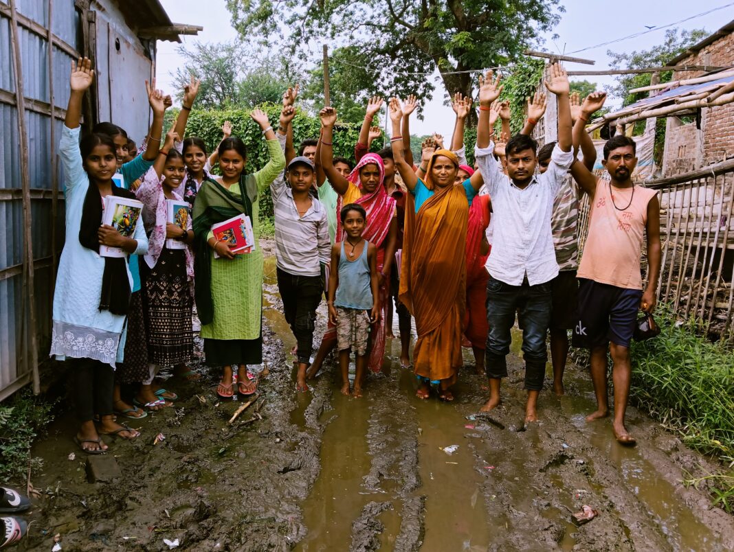 अररिया में ग्रामीण प्रदर्शन