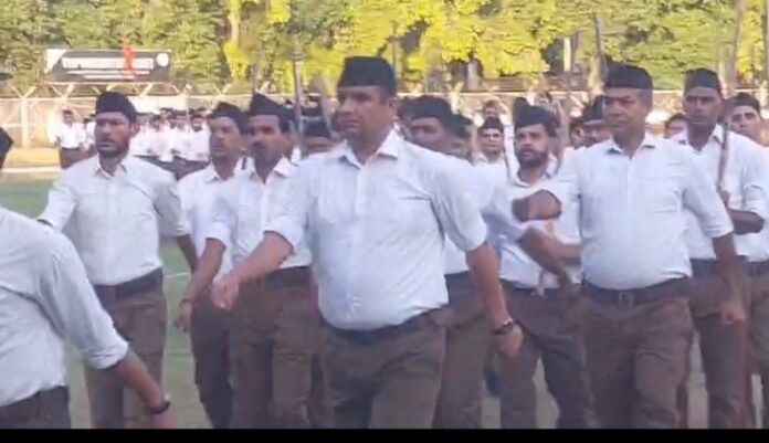 संघ शिक्षार्थियों का पथ संचलन