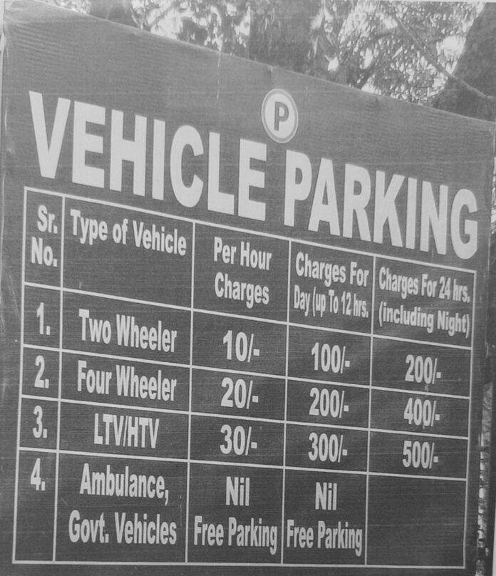 पार्किंग शुल्क दरें: जानें कहां कितना देना होगा