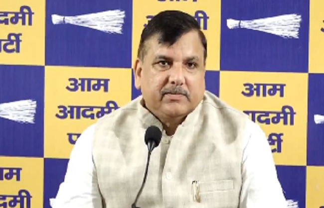 आम आदमी पार्टी के राज्यसभा सदस्य संजय सिंह ने पत्रकार वार्ता में महत्वपूर्ण बयान दिया। आम आदमी पार्टी के संजय सिंह