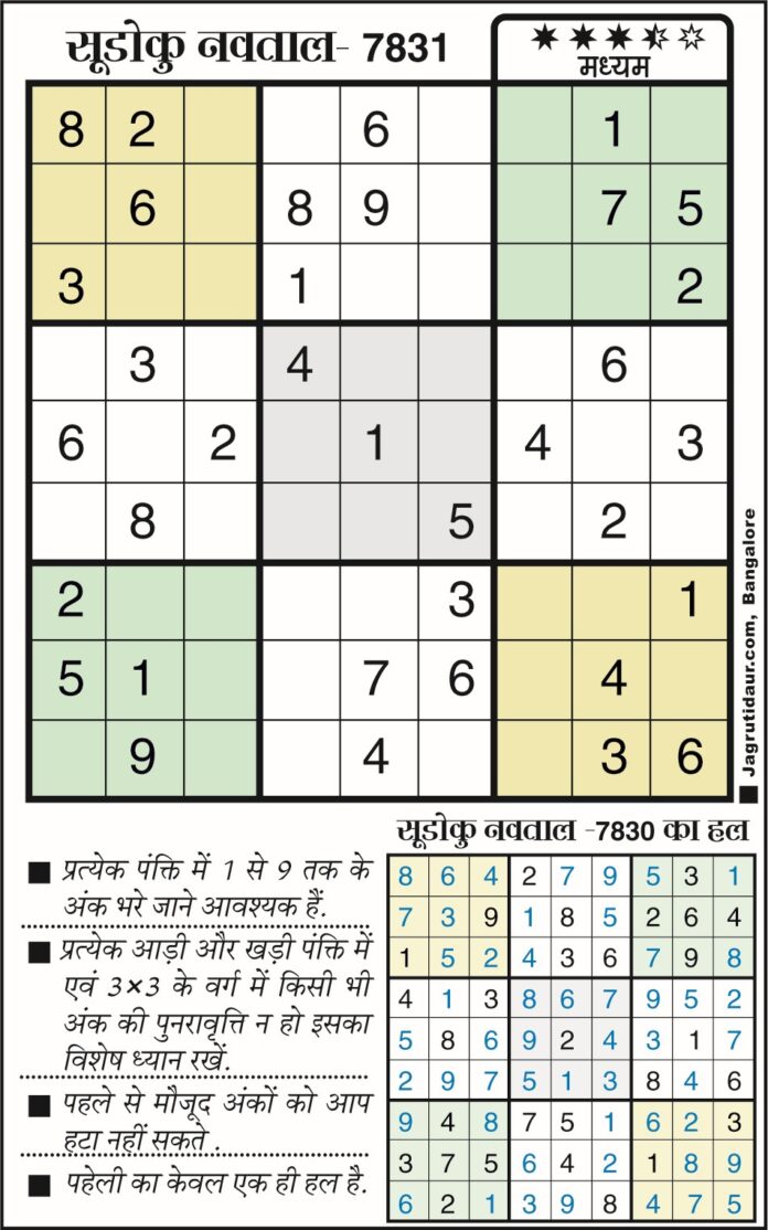 सुडोकू पजल