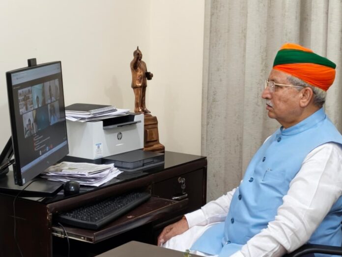 दिल्ली एम्स के विशेषज्ञों ने चिकित्सकों के साथ की टेली-परामर्श बैठक : केंद्रीय मंत्री अर्जुन राम मेघवाल की पहल