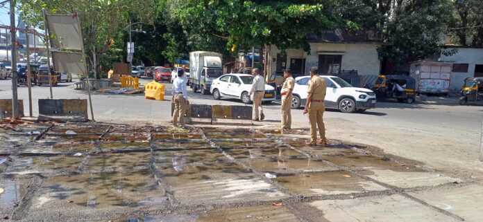 बीएमसी की नई पहल: अंग्रेजों के समय के नाले पर स्लैब बिछाने से ठाणे मुंबई यातायात में आई राहत