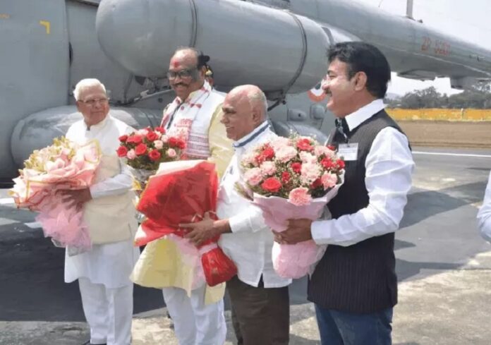 राष्ट्रपति का बैतूल में गर्मजोशी से स्वागत