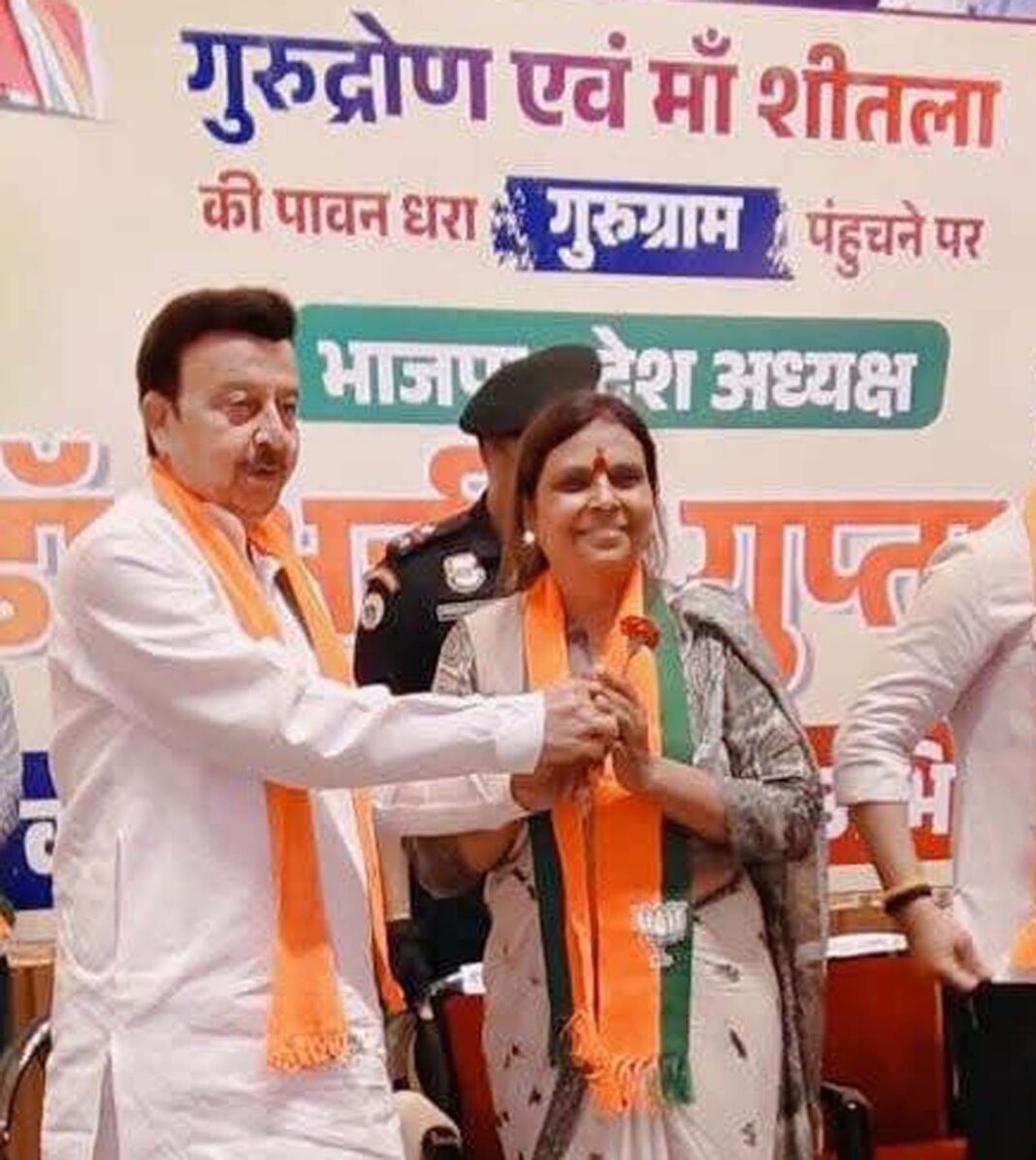 गुरुग्राम में भाजपा प्रदेश अध्यक्ष डा. अर्चना गुप्ता का गर्मजोशी से स्वागत। गुरुग्राम में भाजपा प्रदेश अध्यक्ष डा. अर्चना गुप्ता का गर्मजोशी से स्वागत।