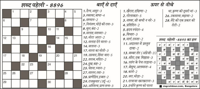 वर्ष 2026 की शब्द पहेली वर्ष 2026 की शब्द पहेली