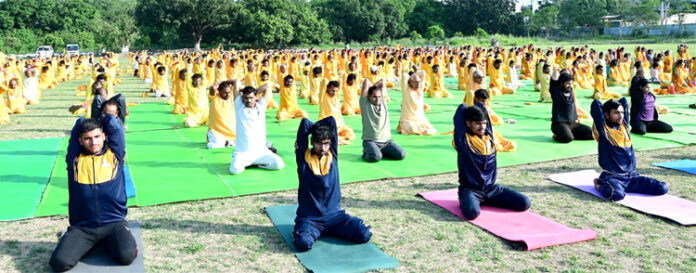 योगाभ्यास: स्वास्थ्य और शांति की दिशा में एक कदम योगाभ्यास: स्वास्थ्य और शांति की दिशा में एक कदम